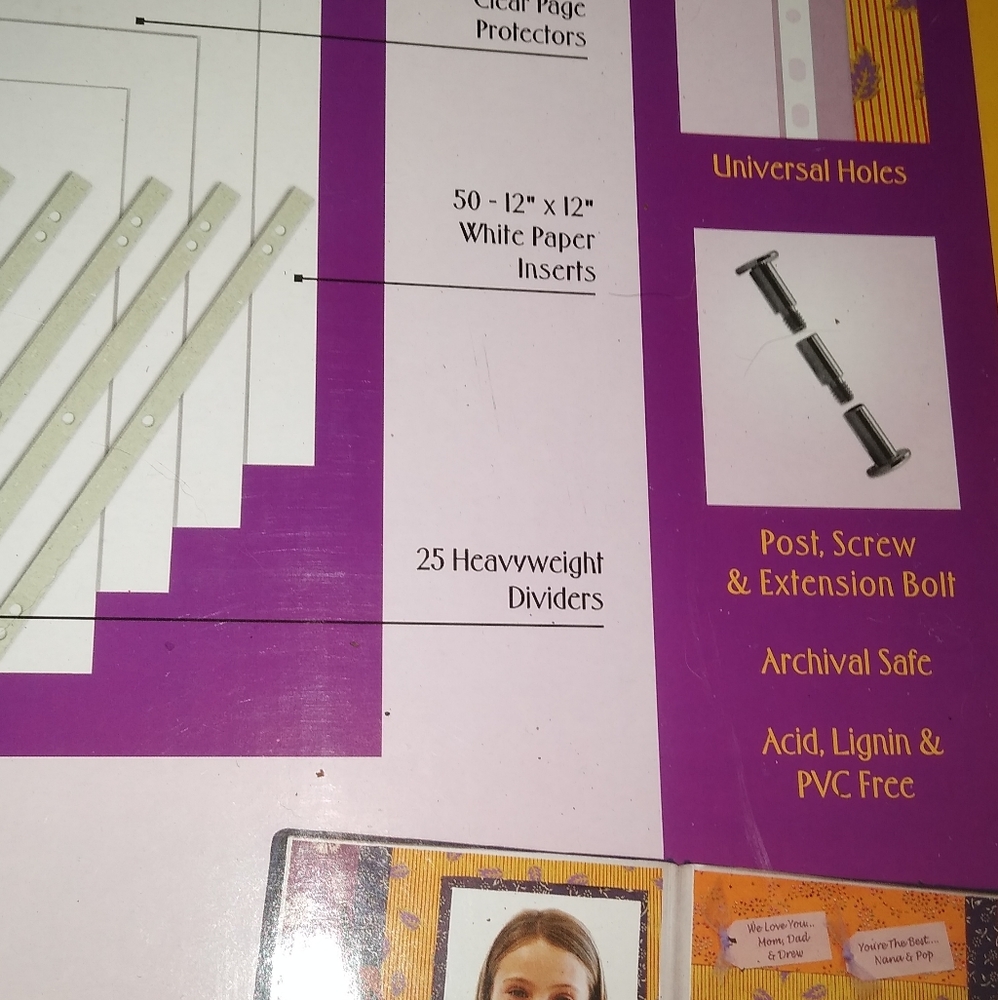 Filler pack scrapbook